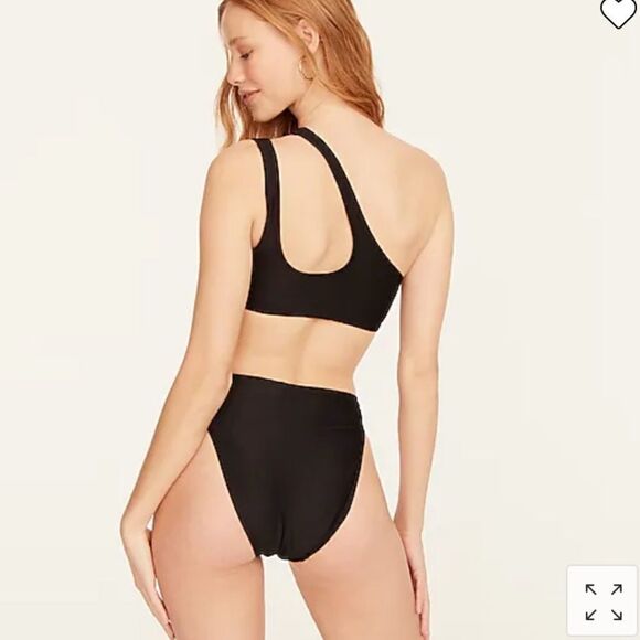 J. Crew Ribbed double-strap bikini top* - Picture 2 of 5